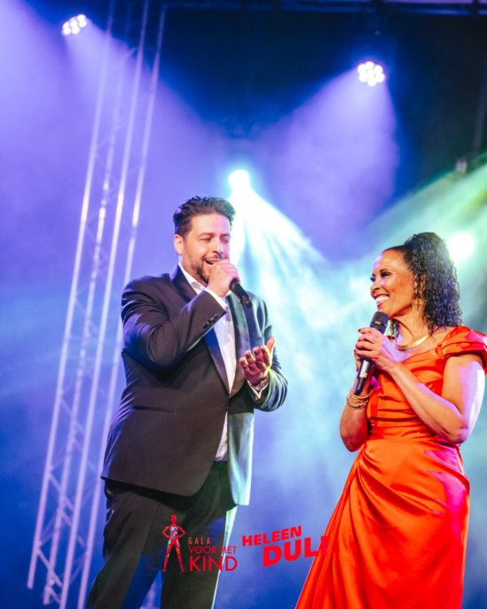 Janah Louard tijdens een gala